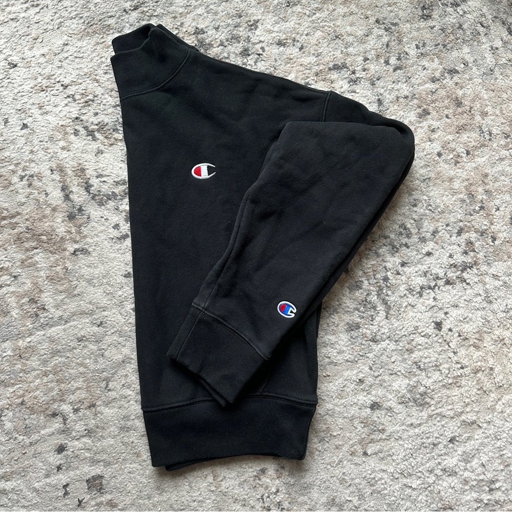 Champion | Mock Neck Reverse Weave Sweatshirt Black